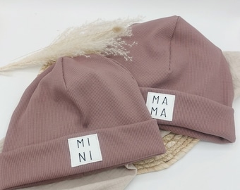 Hipster Beanie | Matching look mother son | Mother daughter set