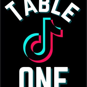 Tik Tok Table Numbers PDF Download