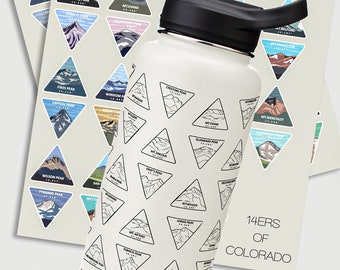 Colorado Fourteeners Stainless Steel Water Bottle