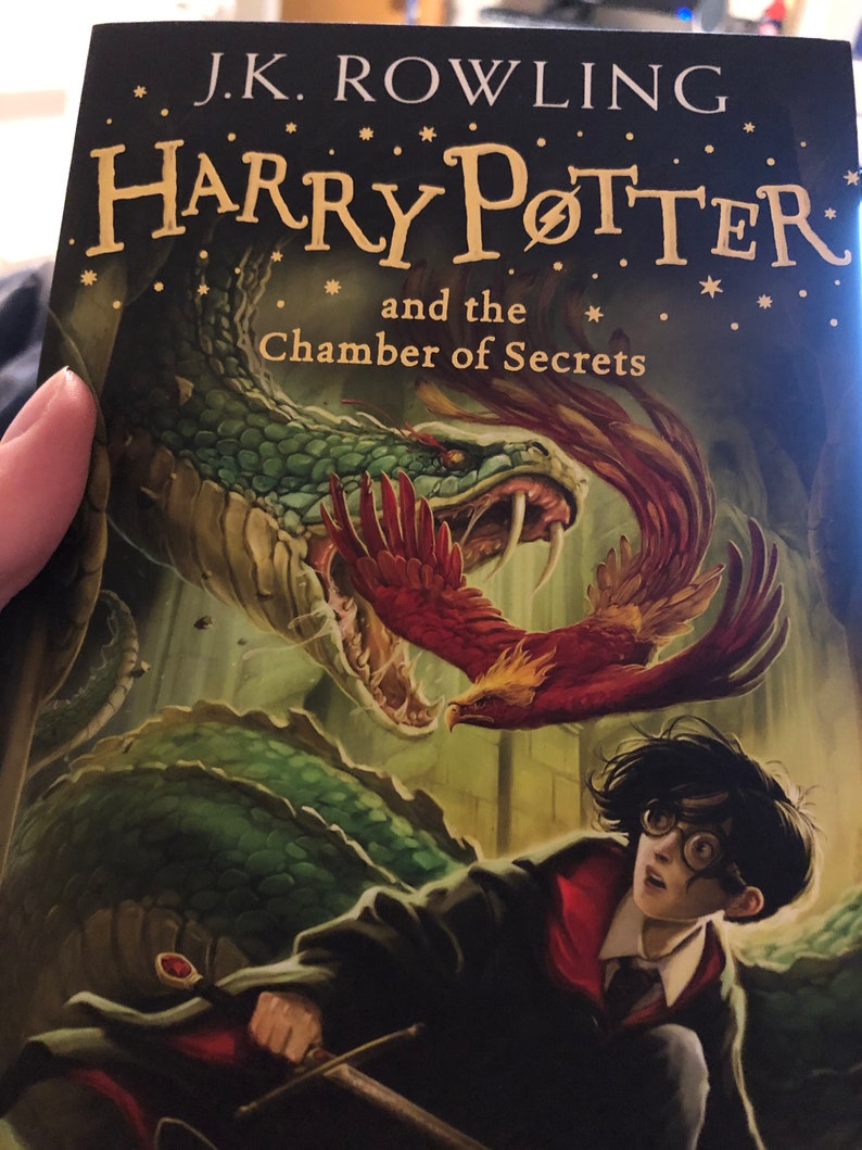 Fore Edge Painting Harry Potter and the Chamber of Secrets Etsy