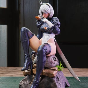 2b nier automata 3d printed resin high quality