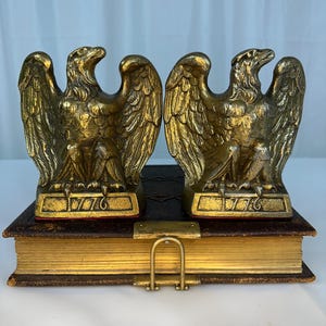 1776 Eagle Book Ends - Etsy
