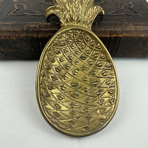 Vintage Brass Pineapple Dish/Tray by Penco