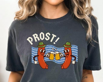 Comfort Colors® German Shirt, Prost T-Shirt, Cheers Shirt, Oktoberfest Shirt, Oktoberfest Tee, Beer Festival Shirt, Retro Beer Drinking Tee