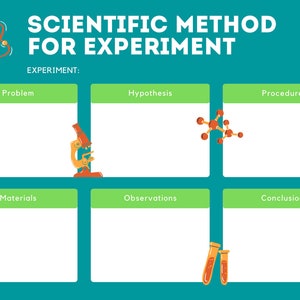 Scientific Method Worksheet - Digital Download