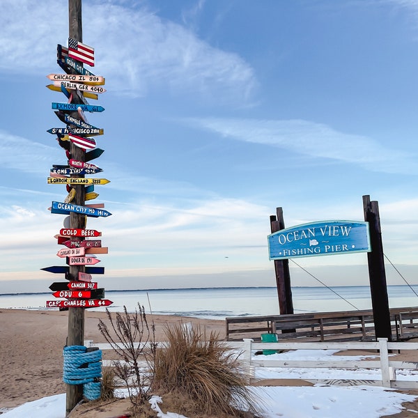 Ocean View, Pier, Directions, Fishing Pier