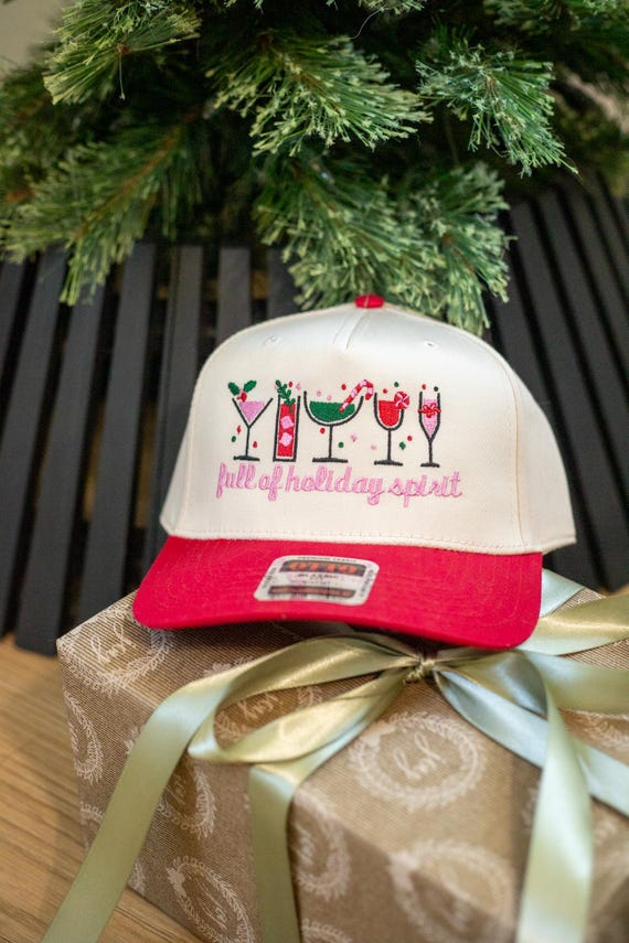 Full of Holiday Spirit Christmas Cocktail Hat - Etsy Israel display picture 1