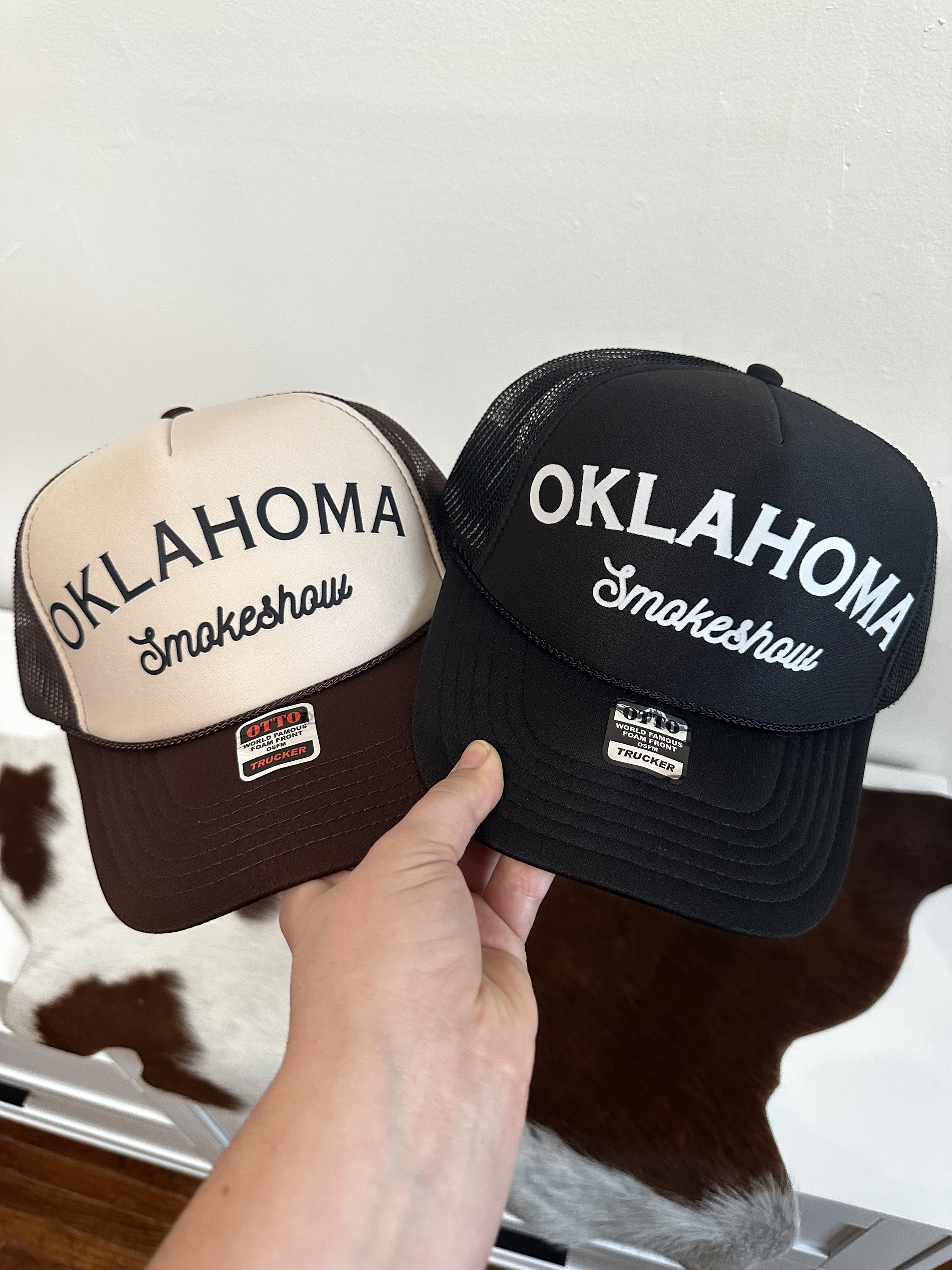 Oklahoma Smoke Show Trucker Hat, ZB Concert Hat, Country Hat, Oklahoma  Made, Country Music Gift, Nashville, Gift for Her, Cowgirl Hat - Etsy