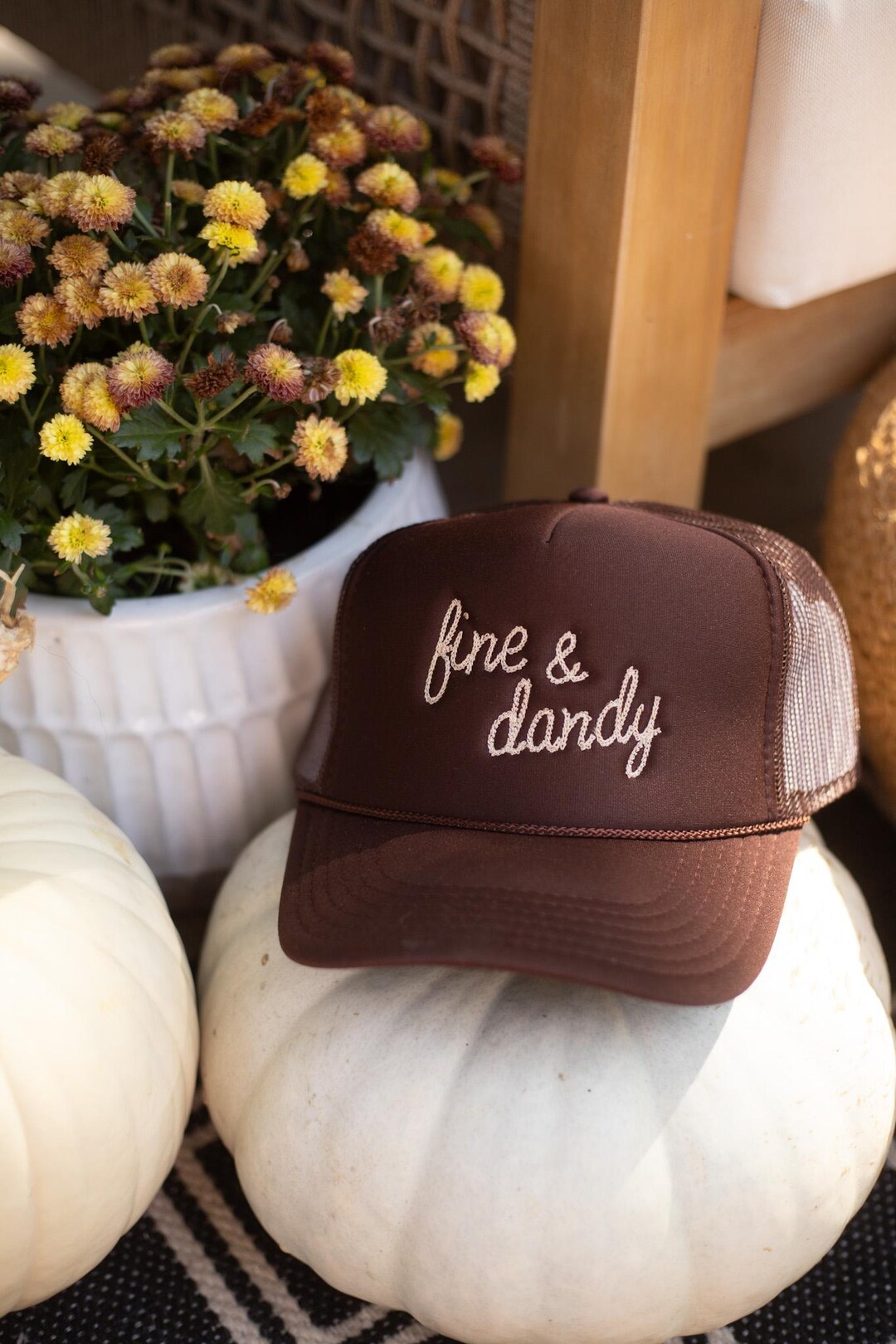 Fine & Dandy Trucker Hat Collection Dandy Hats - STARS & STUDS - Dandy Over Everything Release  main image 4
