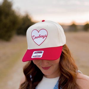 Cowboys Trucker Hat, Women&#39;s Hat, Snapback Hat, Cowboy Trucker Hat, Nashville Style Hat, Embroidered trucker hat
