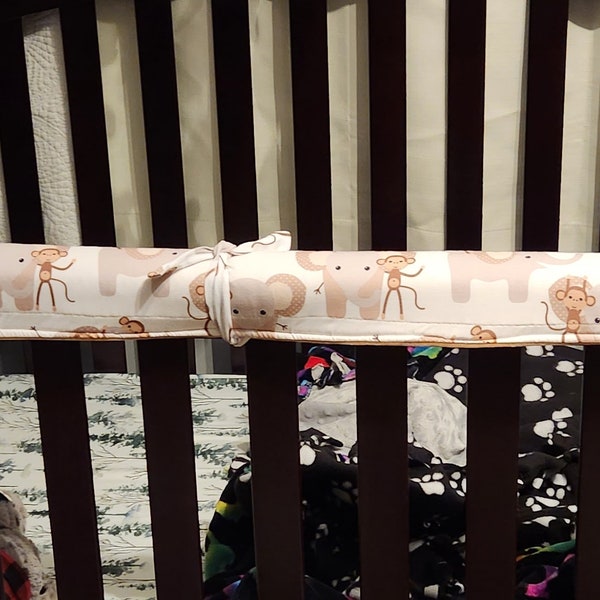 Crib Rail Cover Etsy
