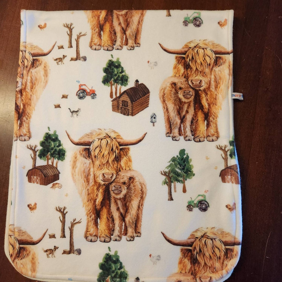 Large Fleece Burp Cloths Etsy