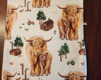 Large Fleece Burp Cloths