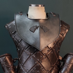 Jon Snow Cosplay Costume Leather Brigandine for Larp