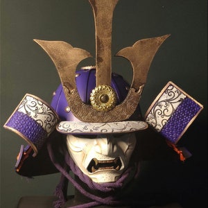 Samurai Retainer Helmet Cosplay Mask Costume