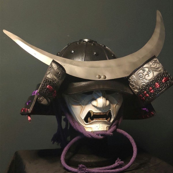 Samurai Lord Helmet Cosplay Mask Costume