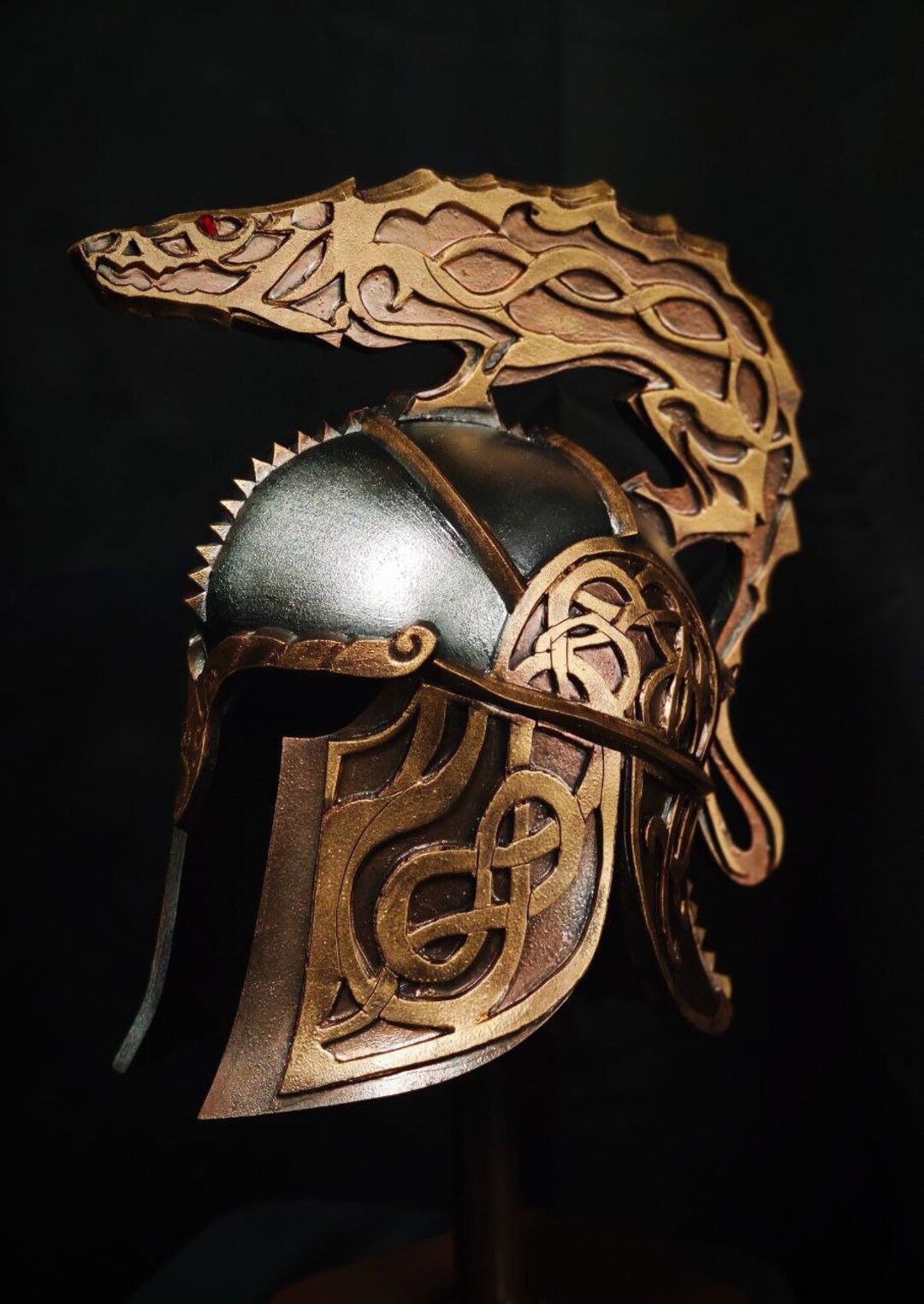 Dragon Helm of Dor Lomin Cosplay Replica Costume Etsy