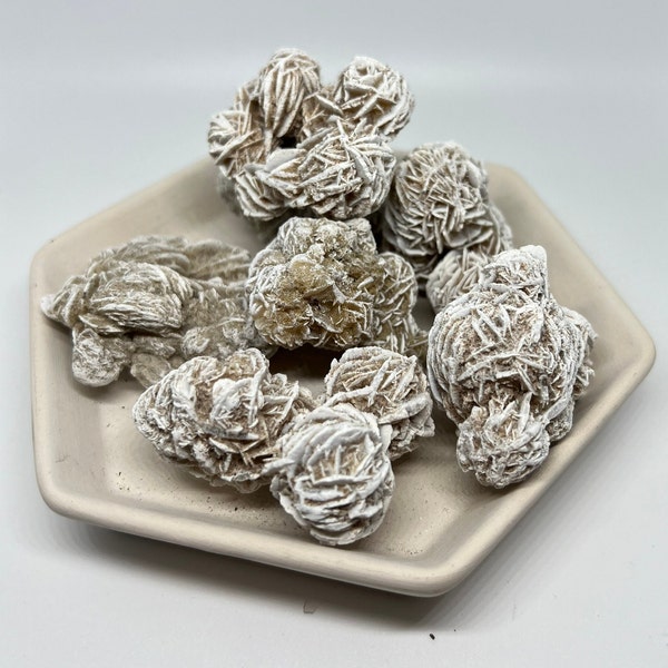 Raw Desert Rose Selenite Cluster.