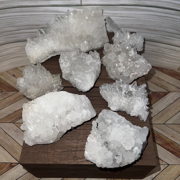 Clear Quartz Clusters. Multiple sizes to choose from. Pick the one you want!