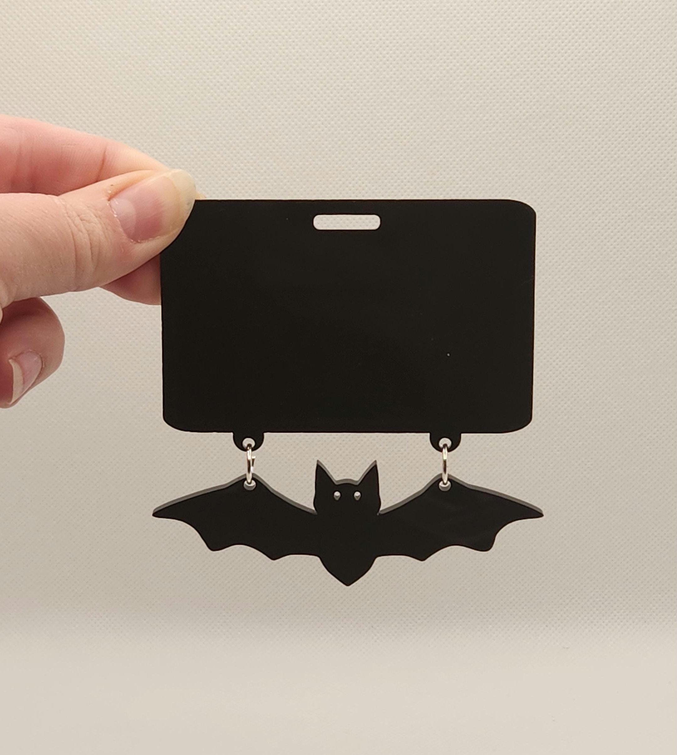 Bat Badge Dangle