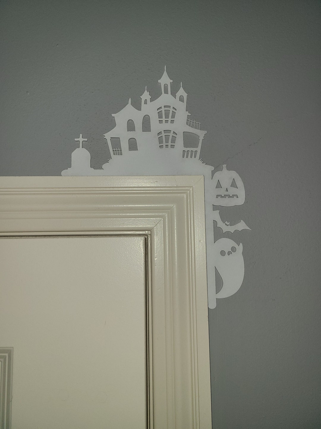 Haunted House Door Decoration Etsy