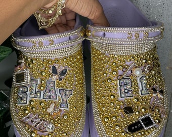 custom platform crocs