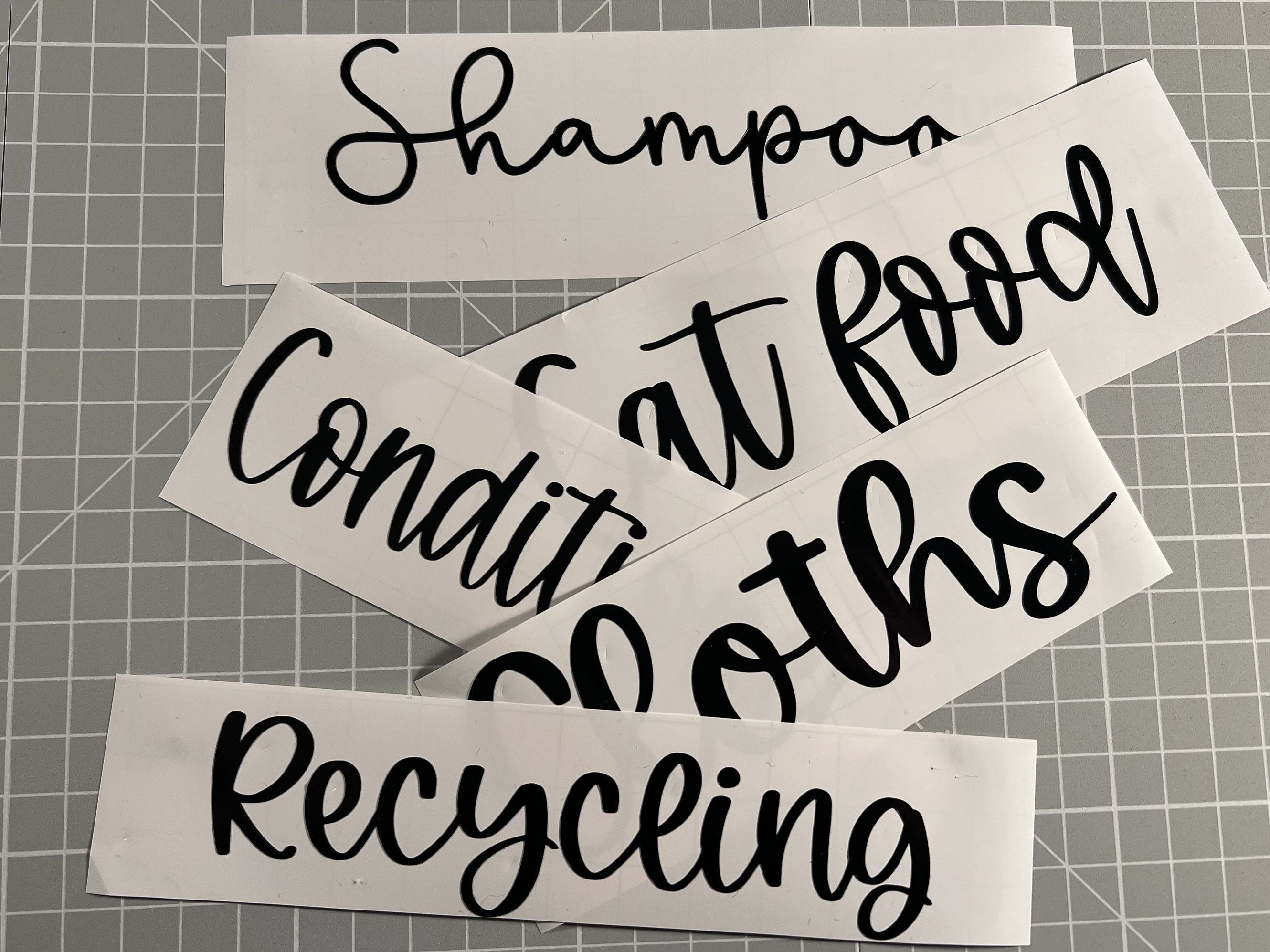 From 80p Each Personalised Vinyl Labels - Label Organisation - Decals ...