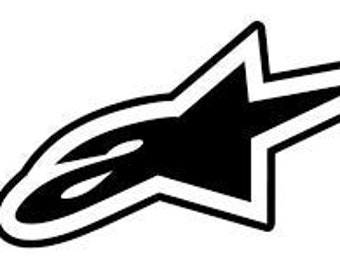 decorate on Fabrics Black alpinestars Logo iron on,sewing,Patch decorate on Fabrics Black alpinestars Logo iron on,sewing,Patch