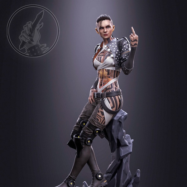 Jack Mass Effect Model for Painting 15th Scale