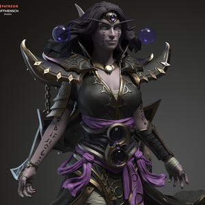 Xal&#39;atath WoW Model for Painting by Luftmensch
