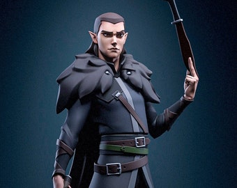 Critical Role Vox Machina Vax&#39;ildan Model for Painting