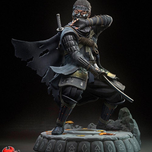 新品未開封 GHOST OF TSUSHIMA JIN SAKAI Ghost of Tsushima 6” Jin Sakai Samurai Action Figure and 2