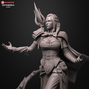 Jaina WoW Model for Painting by Luftmensch