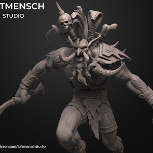 Vol&#39;jin WoW Model for Painting by Luftmensch
