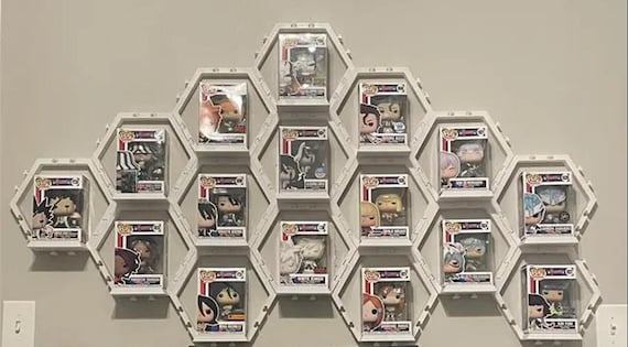 The Original Oversized Funko Pop Shelf: Locking Display for Boxed Figures | Figurines