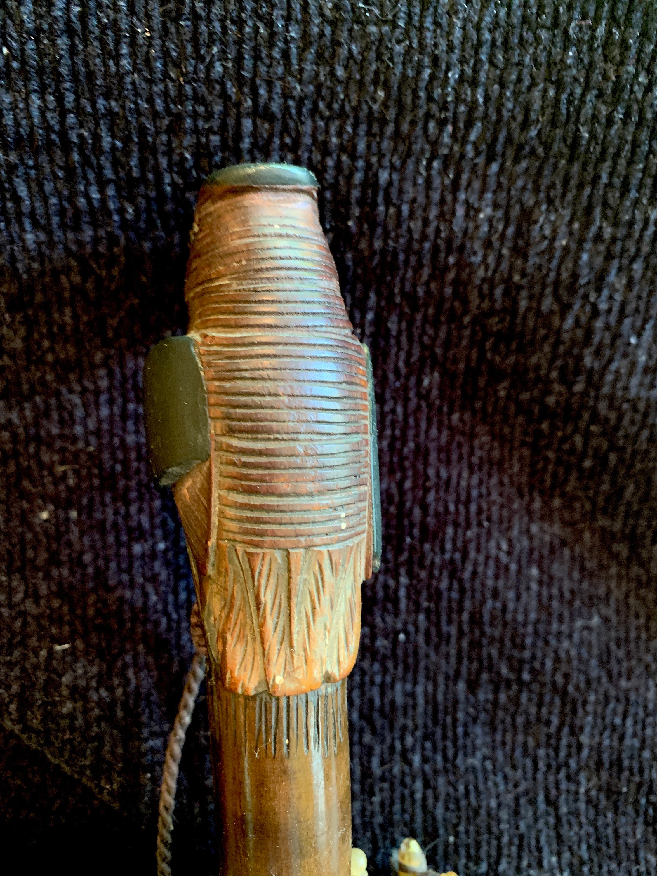 30s40s Parrot Umbrella Handle Wood Carved Parrot Handle Etsy