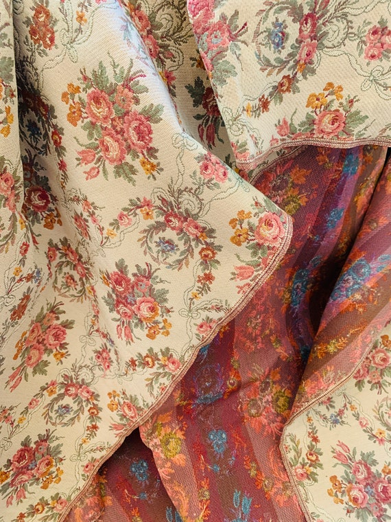 Tapestry Style Upholstery Fabric Heavy and pierre Etsy