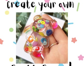 Personalized Resin Buddy Bear – Anxiety Relief Fidget Toy