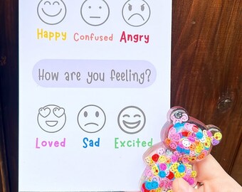Emotion Bear | Visual Aid for Asd/Adhd/Add, Circle Time