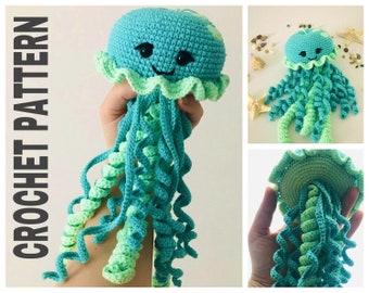 Crochet Jellyfish | Octopus | Amigurumi Pattern | PDF | English | Jellyfish Pattern