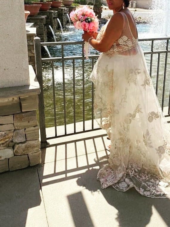 Plus size wedding pant outfits cheap