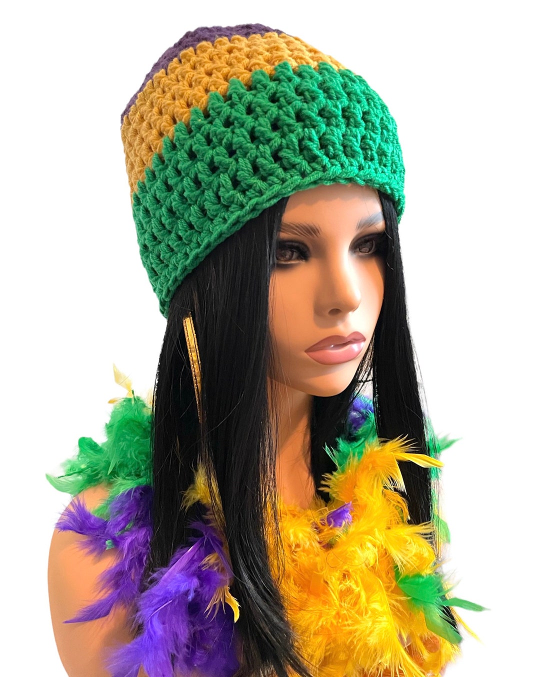 mardi gras hat beanie