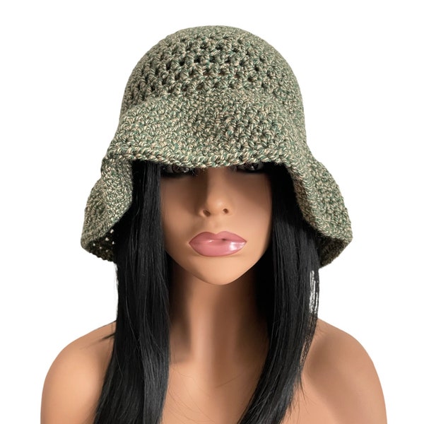 Crochet Floppy Hat/Summer Hat/Bucket Hat/Floppy Brim Hat/Ready to Ship!