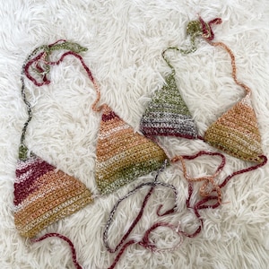 Adjustable Boho Inspired Crochet Bikini Top READY TO SHIP!