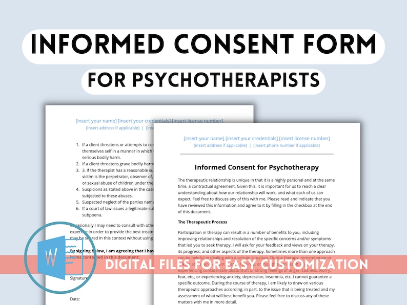 Informed Consent Form For Therapists Counselors Psychotherapists free-research-informed-consent-form-pdf-word-eforms