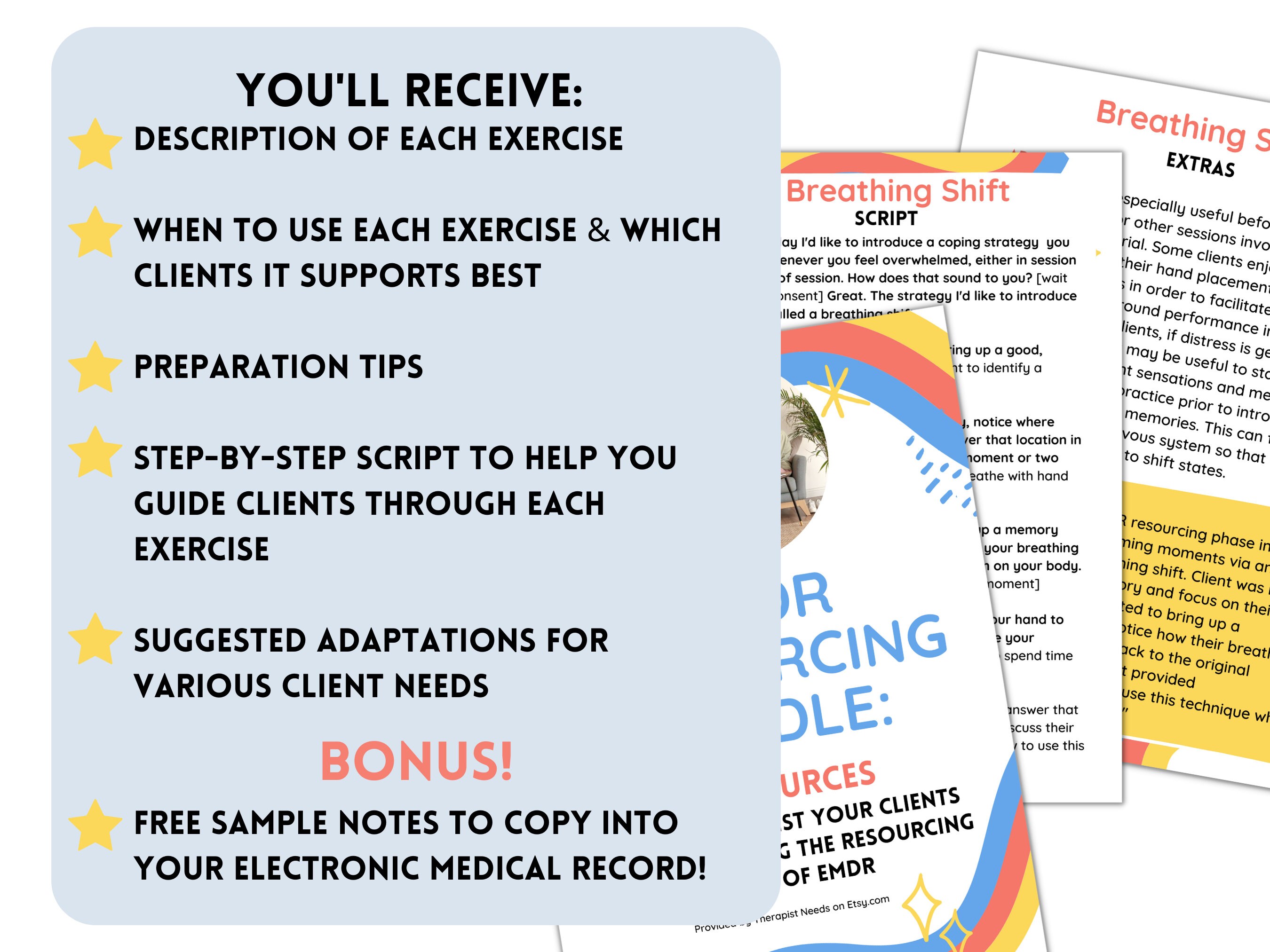 EMDR Resourcing Bundle: 7 EMDR Resource Guides EMDR Scripts - Etsy ...