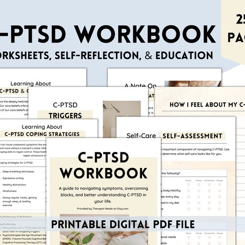 C-PTSD Workbook: C-PTSD Worksheets Trauma Therapy Complex - Etsy