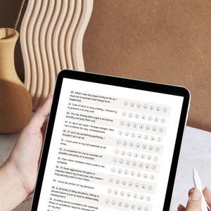 OCD Assessment Tool | OCD Worksheet &amp; Test With Answer Key for ...