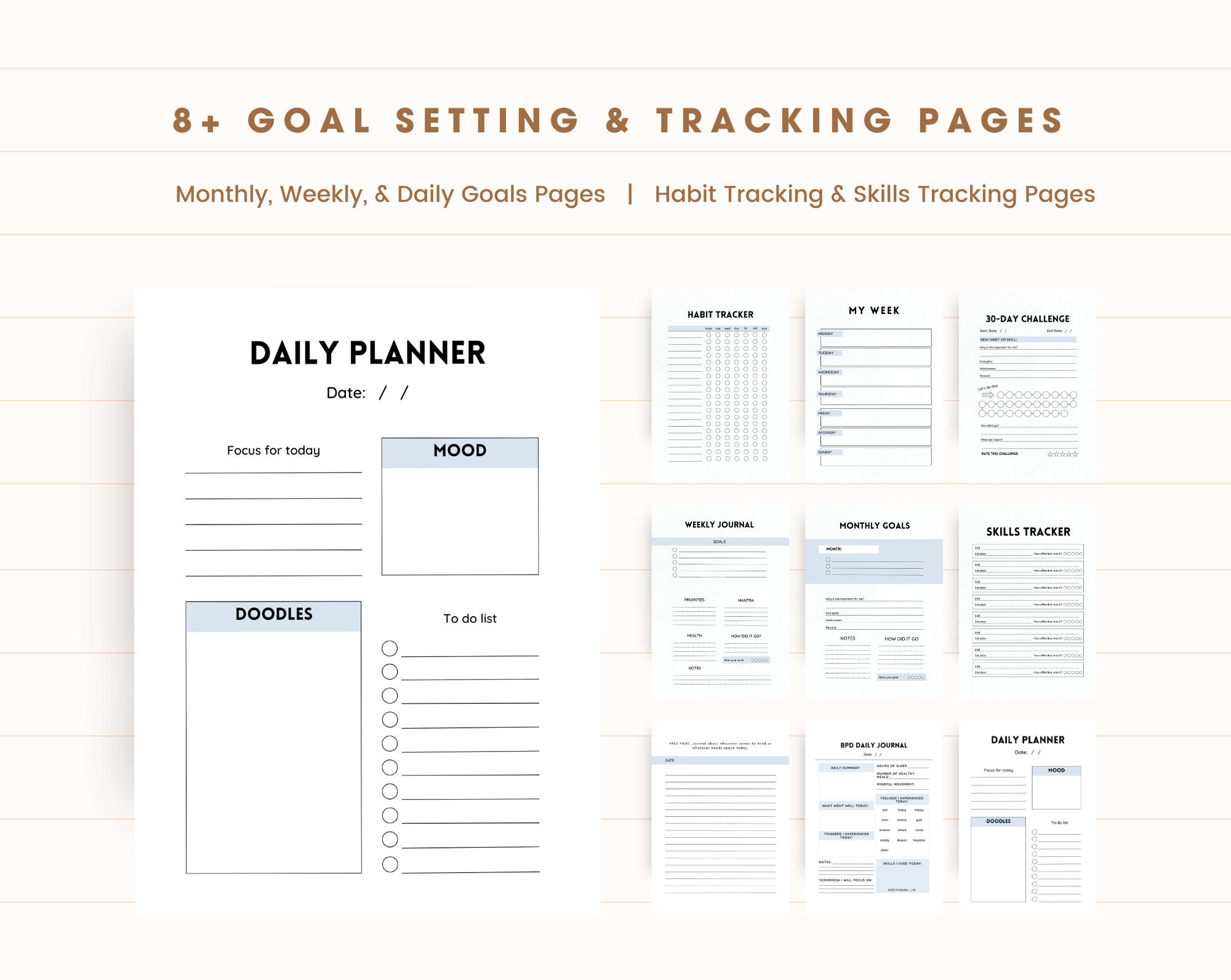Printable Schedules For Bpd
