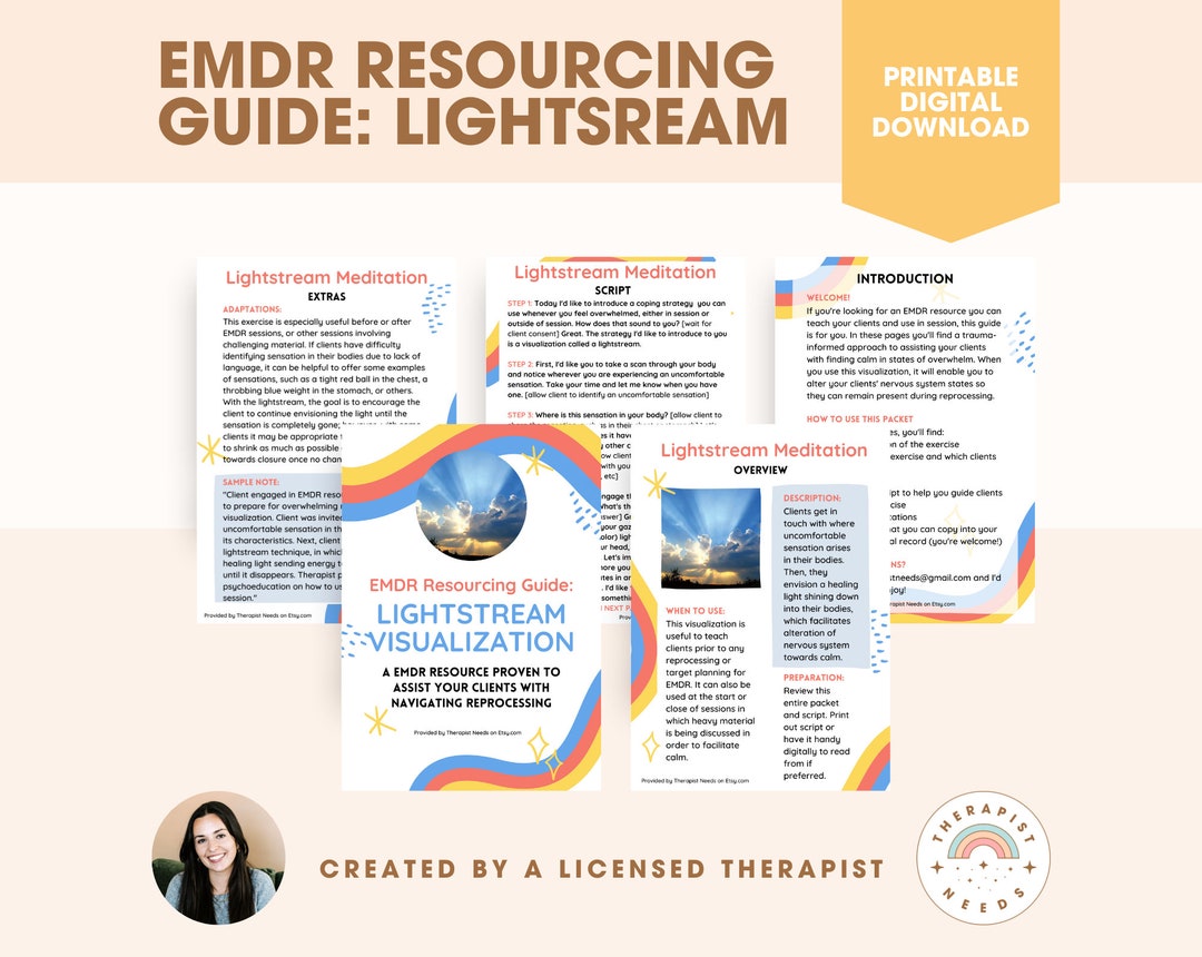 EMDR Resourcing Guide Lightstream EMDR Scripts, Trauma Therapy